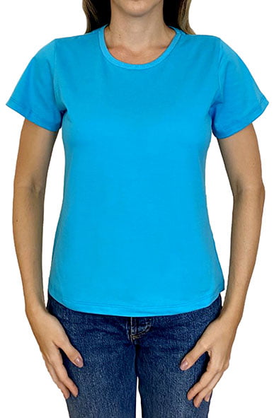 Kit 7 T-shirt Feminina Baby Look Malha 100% Algodão Premium