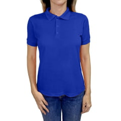 GOLA POLO FEMININA 100% POLIESTER - MALHA PIQUET 