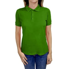 GOLA POLO FEMININA 100% POLIESTER - MALHA PIQUET 