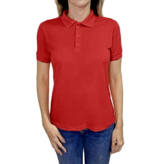 GOLA POLO FEMININA 100% POLIESTER - MALHA PIQUET 