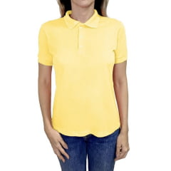 GOLA POLO FEMININA 100% POLIESTER - MALHA PIQUET 