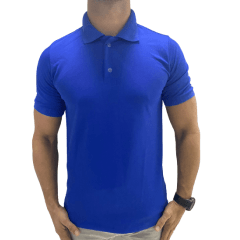 GOLA POLO MASCULINA 100% POLIÉSTER - MALHA PIQUET 