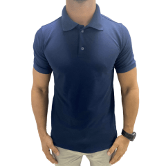 GOLA POLO MASCULINA 100% POLIÉSTER - MALHA PIQUET 